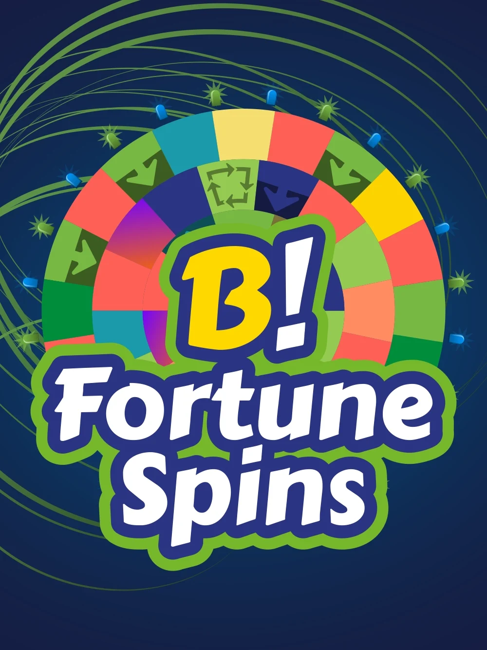 Tarjeta de slot con ruedas de fortuna y sensación de premio constante