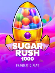 Tarjeta de slot de dulces con multiplicadores y energía colorida