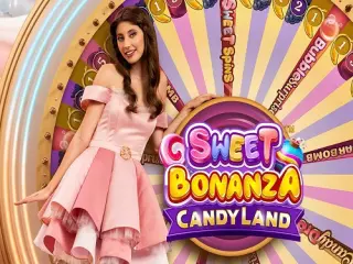 Tarjeta de slot dulce con temática de caramelos y bonificación de alto impacto